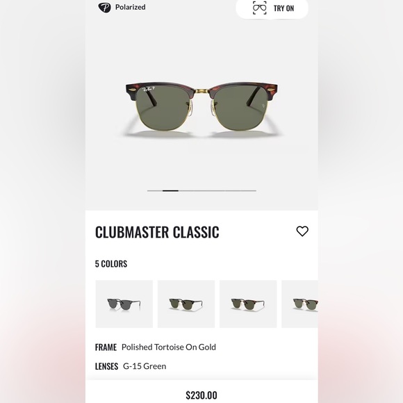 RayBan Clubmaster Classic Polarized - Picture 10 of 10